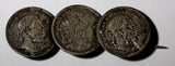 Austria Silver Pin,Brooch 1872 10 Kreuzer (3 Coins) 5.95g. KM# 2206 (29 060)