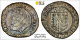 Germany BESANCON Charles V Silver 1544 Carolus PCGS AU58 RAINBOW MB# 6 TOP GRADE