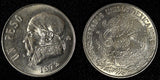 MEXICO 1972 Mo  Peso José Maria Teclo Morelos UNC KM# 460 (30 106)