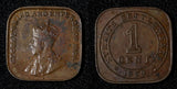 Straits Settlements (British Malaysia) George V 1920 1 Cent KM# 32  (30 047)