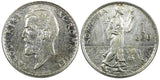 ROMANIA Carol I Silver 1914 1  Leu XF/aUNC KM# 42 (24 275)