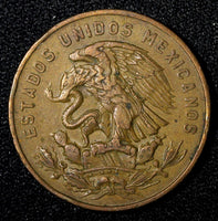 MEXICO  Bronze 1955 Mo 20 Centavos 1st Year Type  KM# 440 (27 532)