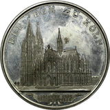 Germany Medal 1880 Cologne Cathedral by King William I of Prussia aUNC PL 51mm