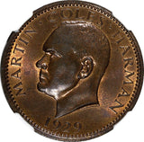 Lundy Bronze 1929 Puffin 1 Year Type  NGC MS65 BN TOP GRADED X# Tn2 (50)