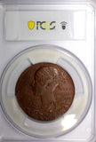 GREAT BRITAIN Victoria Bronze Specimen 1897 Jubilee Medal PCGS SP63 56mm E1817a