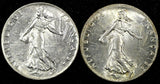 FRANCE Silver 1918 50 Centimes aUNC/UNC KM# 854 RANDOM PICK (1 Coin)  (24 702)
