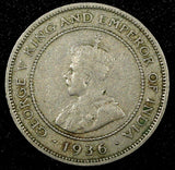 British Honduras George V Copper-Nickel 1936 5 Cents Mintage-60.000 KM# 16 (83)