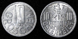Austria Aluminium 1969 10 Groschen UNC KM# 2878 (29 048)