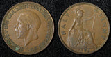 Great Britain George V Bronze 1931 1/2 Penny KM# 837 (28 906)