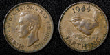 Great Britain George VI Bronze 1944 Farthing KM# 843 (28 427)