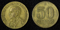 Brazil Getúlio Dornelles Vargas 1943 50 Centavos WWII Issue KM# 557a (27 655)