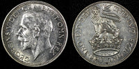 GREAT BRITAIN George V Silver 1928 1 Shilling aUNC  KM# 833  (24 711)