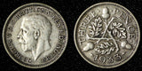 GREAT BRITAIN George V Silver 1933 3 Pence  KM# 831  (28 782)