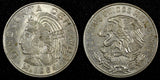 Mexico ESTADOS UNIDOS MEXICANOS 1964 50 Centavos King Cuauhtemoc KM# 451 (055)