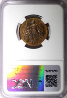 France Bronze 1906 5 Centimes NGC MS64 BN KM# 842 (14)