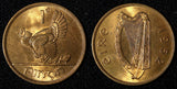 Ireland Republic Bronze 1952 1 Penny hen with chicks GEM BU  KM# 11 (30 090)