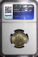 South Africa Silver 1964 10 Cents Jan van Riebeeck NGC MS63 Toned KM# 60 (038)