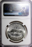 Egypt Silver AH1396 1976 1 Pound NGC MS66 Reopening of Suez Canal KM# 454 (032)