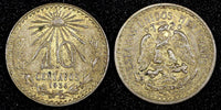 Mexico ESTADOS UNIDOS MEXICANOS Silver 1934 10 Centavos aUNC Toned KM# 431 (056)