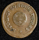 Sweden Gustav IV Adolf Copper 1799 1/4 Skilling Low Mintage-96.000 KM# 548 (83)