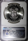 Panama Silver 1970 FM 5 Balboas NGC MS66 Central American Games KM#28 (030)