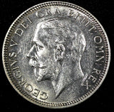 GREAT BRITAIN George V Silver 1928 1 Shilling aUNC  KM# 833  (24 711)