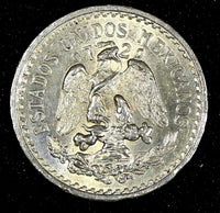 MEXICO Silver 1935 10 Centavos aUNC/UNC AR-0.720 Last Year Type  KM# 431 (369)