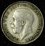 Great Britain George V Silver 1922 3 Pence Maundy KM# 813a (28 334)