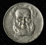 BRAZIL Copper-Nickel 1937 100 Reis Admiral Marques Tamandare KM# 536 (27 605)
