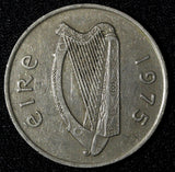 Ireland Republic Copper-Nickel 1975 10 Pence Salmon KM# 23 (28 021)