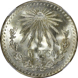 Mexico ESTADOS UNIDOS MEXICANOS Silver 1934 M Peso NGC MS65 GEM BU KM# 455 (046)