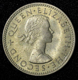 New Zealand Elizabeth II 1961 Shilling  Mintage-604,000 KM# 27.2 (28 397)