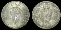 India-British George VI Silver 1940 (B) Rupee Mint Luster KM# 556  (27 320)