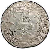 NETHERLANDS Utrecht Floris von Wevelinghoven (1379-93) Dbl Groot PCGS AU50 TOP
