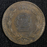Mexico ESTADOS UNIDOS MEXICANOS Bronze 1906 2 Centavos KM# 419 (27 289)