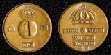 Sweden Gustaf VI Adolf Bronze 1960 TS 1 Ore GEM BU Toned KM# 820 (30 220)