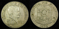 Philippines 1972 50 Sentimos Marcelo H. del Pilar. 27mm KM# 200 (27 048)