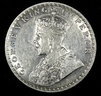 India-British George V Silver 1917 (B) Rupee Bombay Mint KM# 524 (27 327)