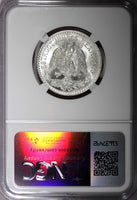 Mexico ESTADOS UNIDOS Silver 1944 M 50 Centavos NGC MS66+ GEM BU KM# 447 (045)