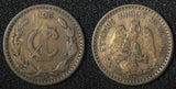 Mexico ESTADOS UNIDOS MEXICANOS Bronze 1906 1 Centavo narrow date KM# 415 (441)