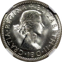 Australia Elizabeth II Silver 1953 1 Shilling Royal Mint NGC MS65 KM# 53 (043)