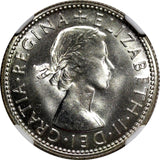 Australia Elizabeth II Silver 1953 1 Shilling Royal Mint NGC MS65 KM# 53 (043)