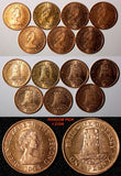 Jersey Elizabeth II 1990-1994 1 Penny Le Hocq Tower BU KM# 54 RANDOM PICK (1 C)