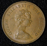 Jersey Elizabeth II Bronze 1971 2 New Pence KM# 31 (28 666)