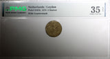 Netherlands / Leyden, 1574 5 Stuiver PMG Choice VF35 NET with Countermark SCARCE