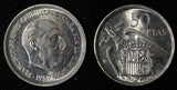 SPAIN Francisco Franco 1957 (60) 50 Pesetas UNC KM# 788 (30 088)