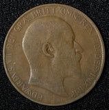 Great Britain Edward VII Bronze 1907 1 Penny KM# 794.2 (28 939)