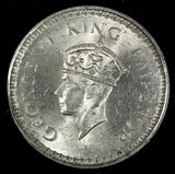 India-British George VI Silver 1944 (B) Rupee Bombay Mint KM# 557.1 (27 319)