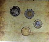 DOMINICAN REPUBLIC 2008 MINT SET OF 4 Coins  BU MS SCARCE