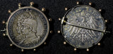 Germany PRUSSIA 1901 A 2 Mark KM# 525 Medal,Pin,Brooch Silver 13.92g. (29 043)